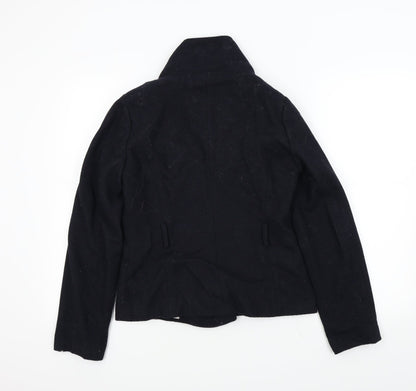 H&M Womens Blue   Jacket Coat Size 38