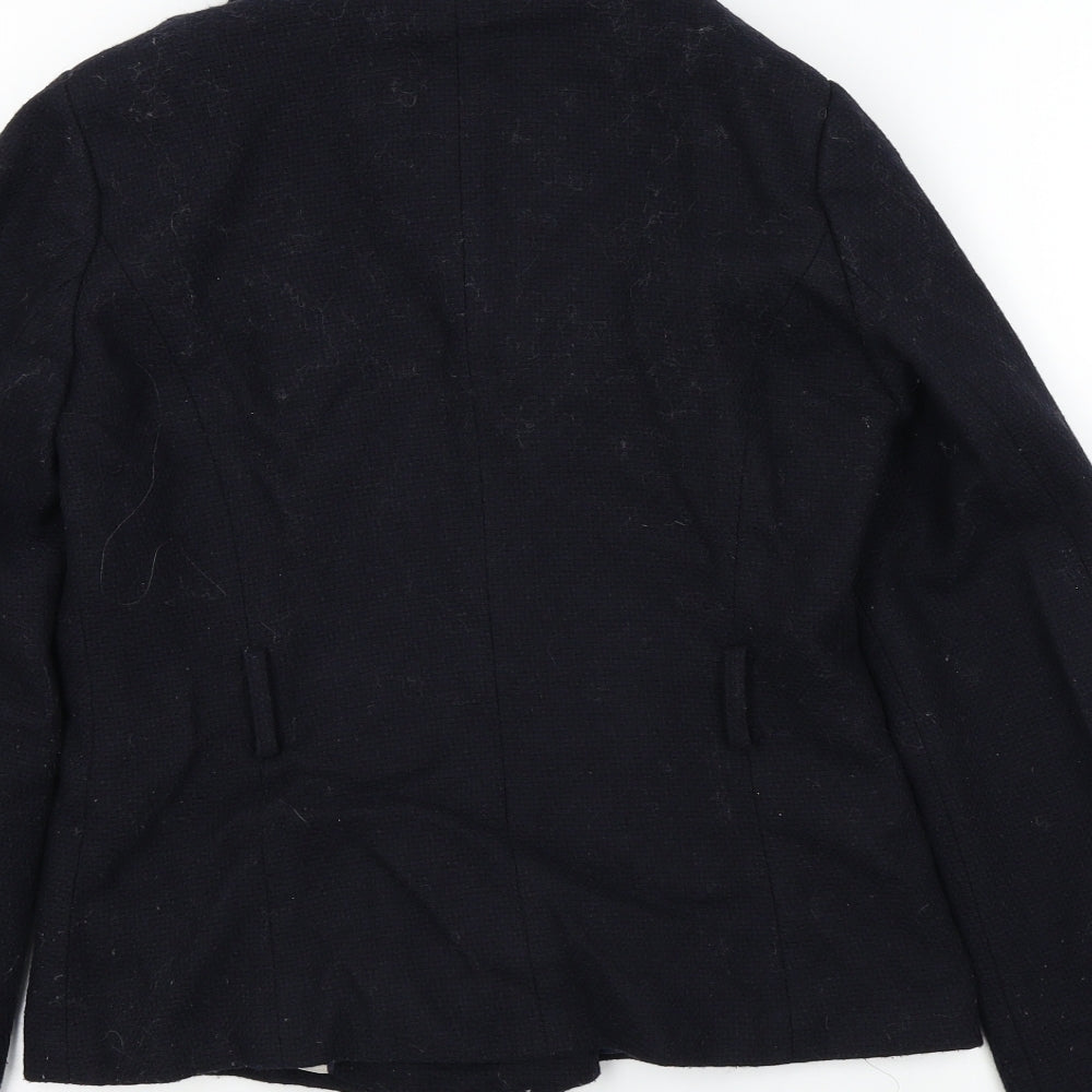 H&M Womens Blue   Jacket Coat Size 38