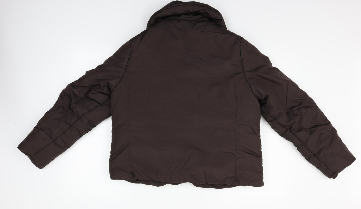 Colours of The World Womens Brown   Jacket Coat Size M
