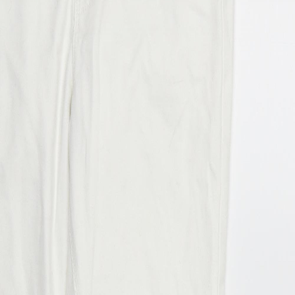 deniem & co Womens White   Straight Jeans Size 12 L29 in