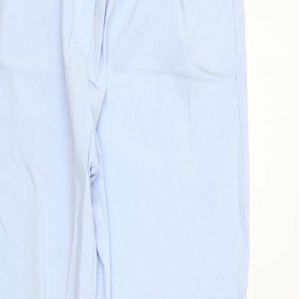 Preworn Womens Blue   Trousers  Size 32 in L30 in - Elastic Waist Band