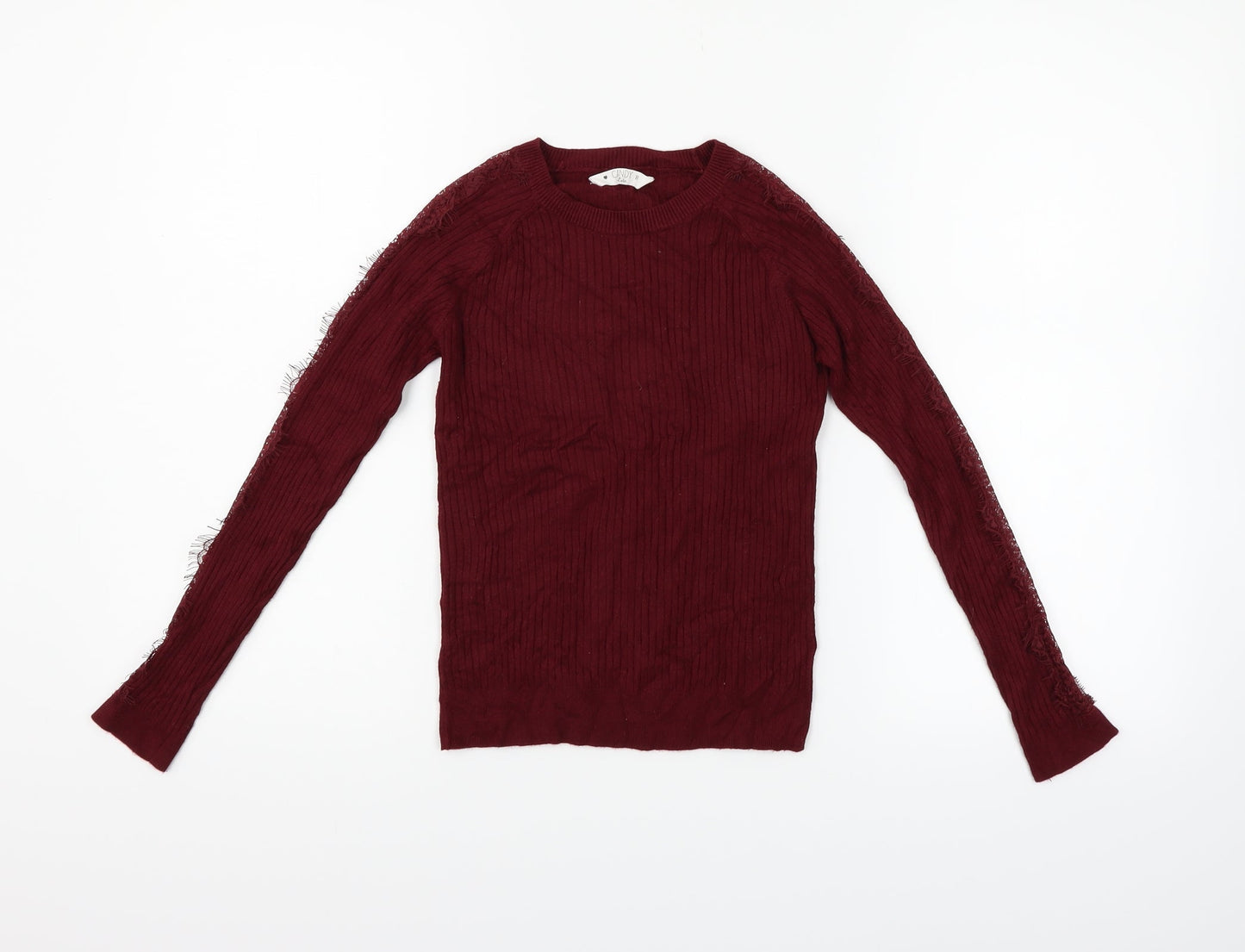 Matalan Girls Red   Pullover Jumper Size 11 Years
