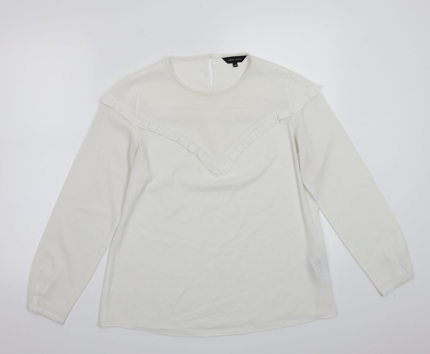 newlook Womens White   Basic T-Shirt Size 10