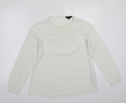 newlook Womens White   Basic T-Shirt Size 10