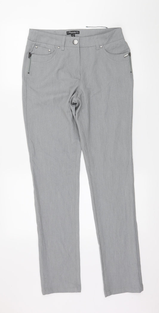 Brandtex Womens Grey   Trousers  Size 10 L31 in