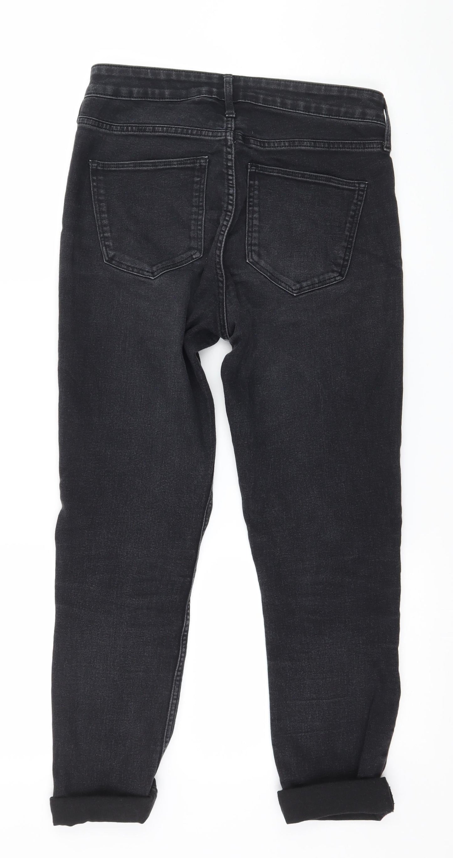 H&M Womens Grey  Denim Skinny Jeans Size 29 in L25 in