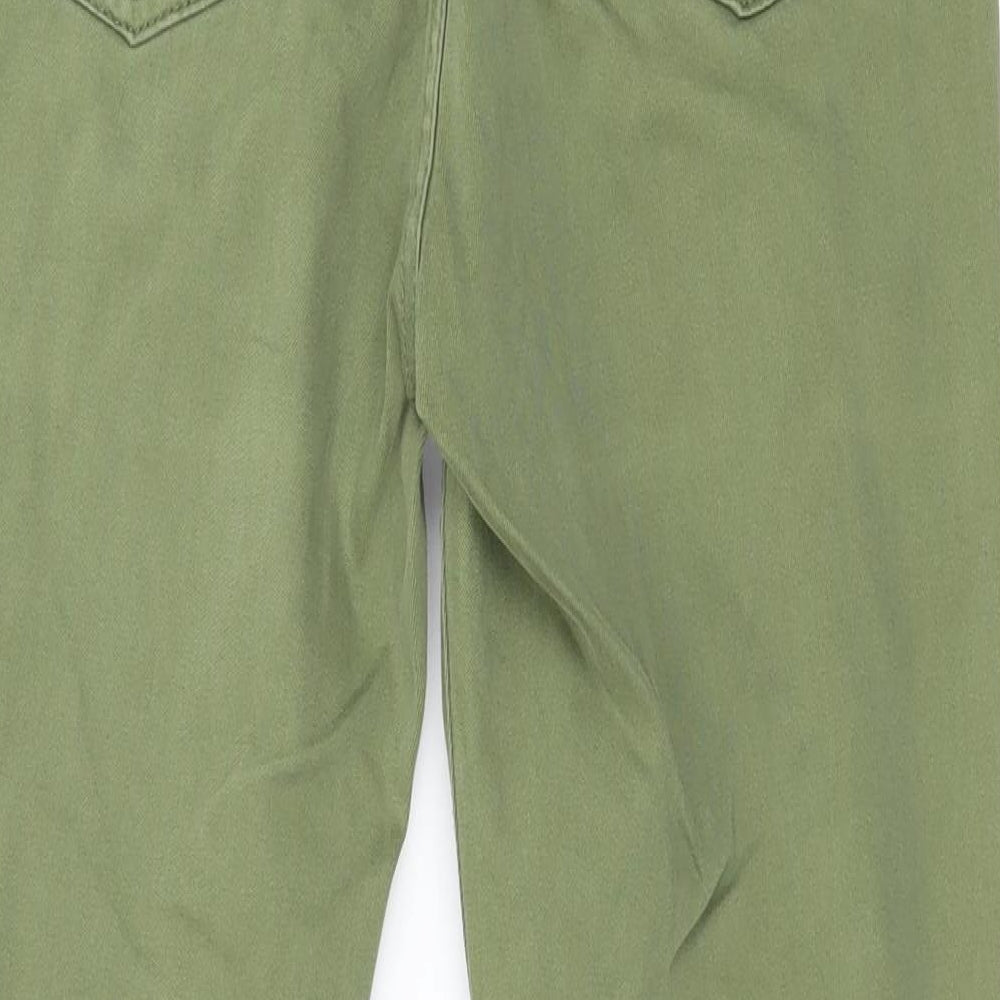 Denim & Co. Girls Green  Denim Skinny Jeans Size 12-13 Years - Distressed