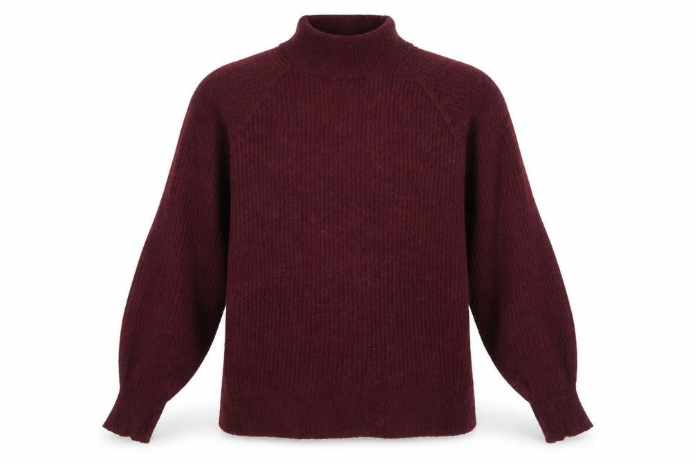 New Look Womens Purple  Knit Pullover Jumper Size M