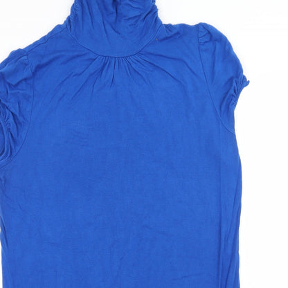 Preloved St Bernard Womens Blue  Jersey Basic T-Shirt Size 14 - Detail