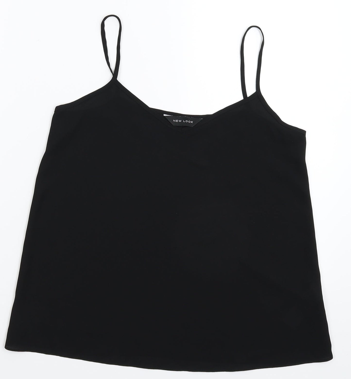 New Look Womens Black   Basic Tank Size 6