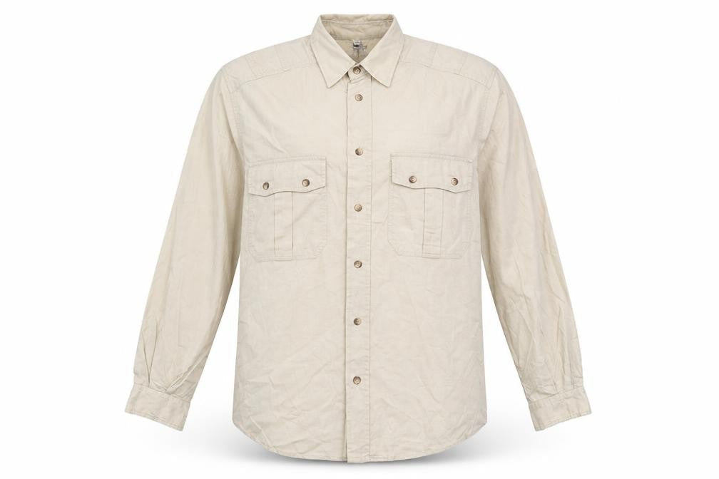 Preworn Mens Beige    Button-Up Size S