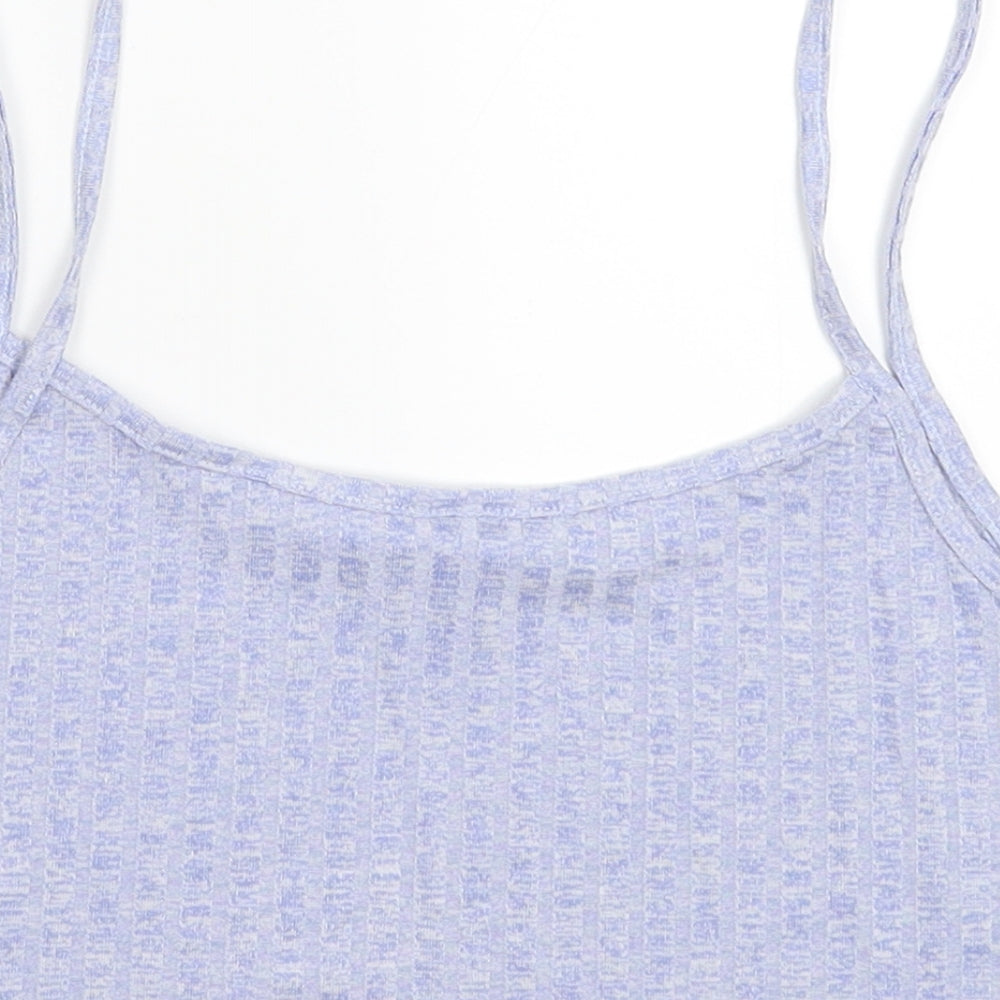 SheIn Womens Blue   Cropped Tank Size M