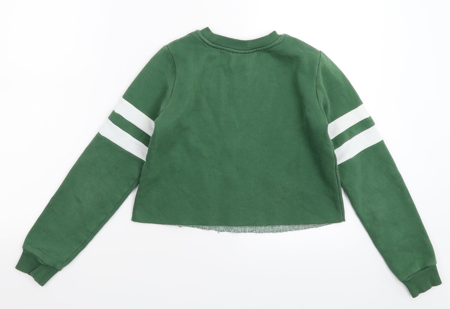 Topshop Womens Green   Pullover Sweatshirt Size 4