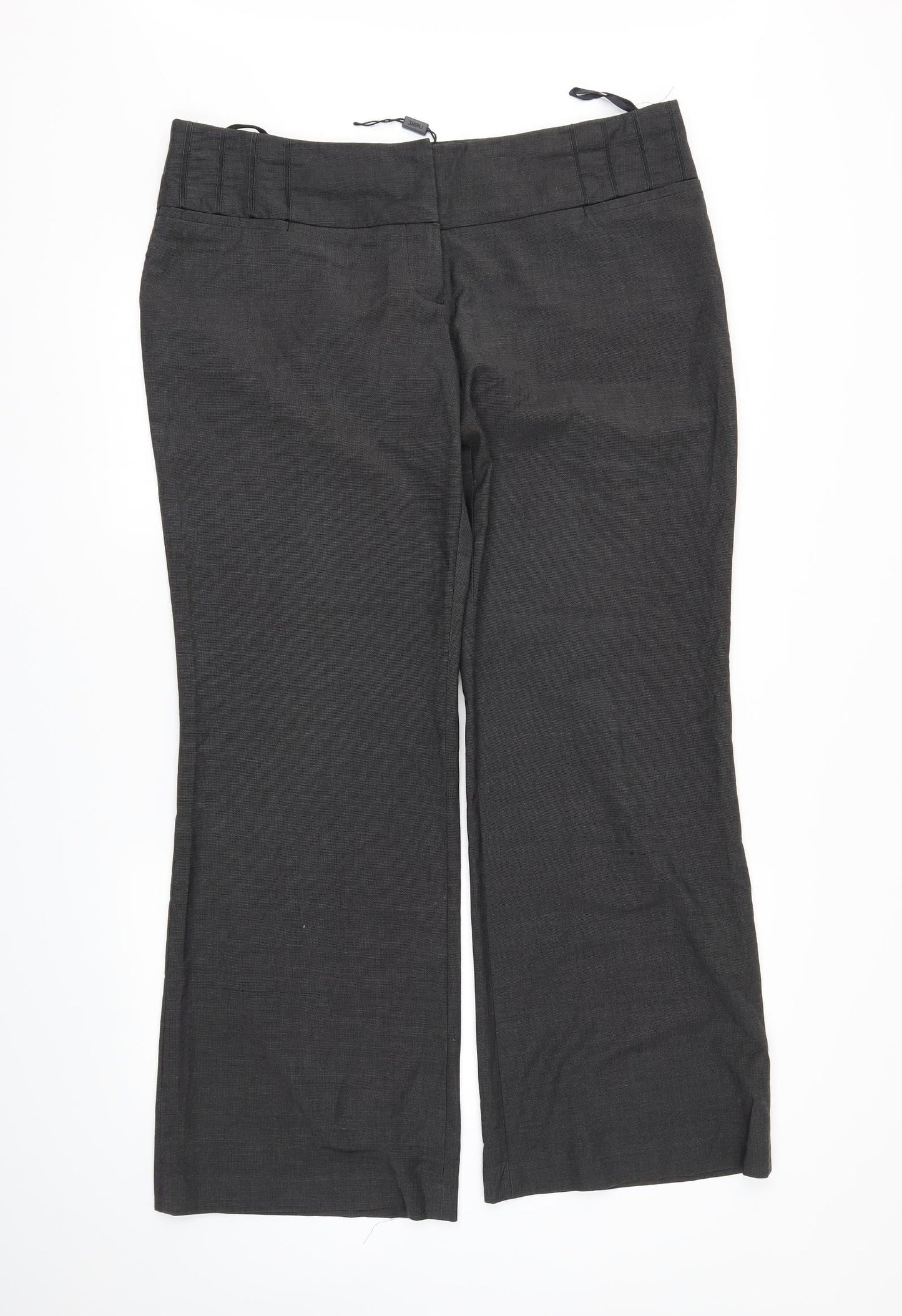 NEXT Womens Grey   Trousers  Size 16 L24 in