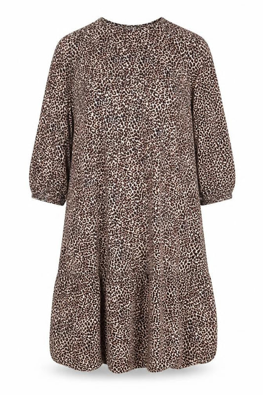 New Look Womens Brown Animal Print  Trapeze & Swing  Size 6
