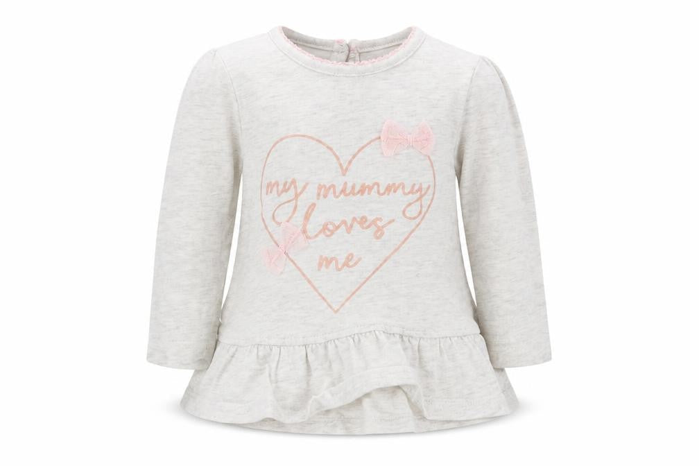 George Boys Grey   Basic T-Shirt Size 0-3 Months