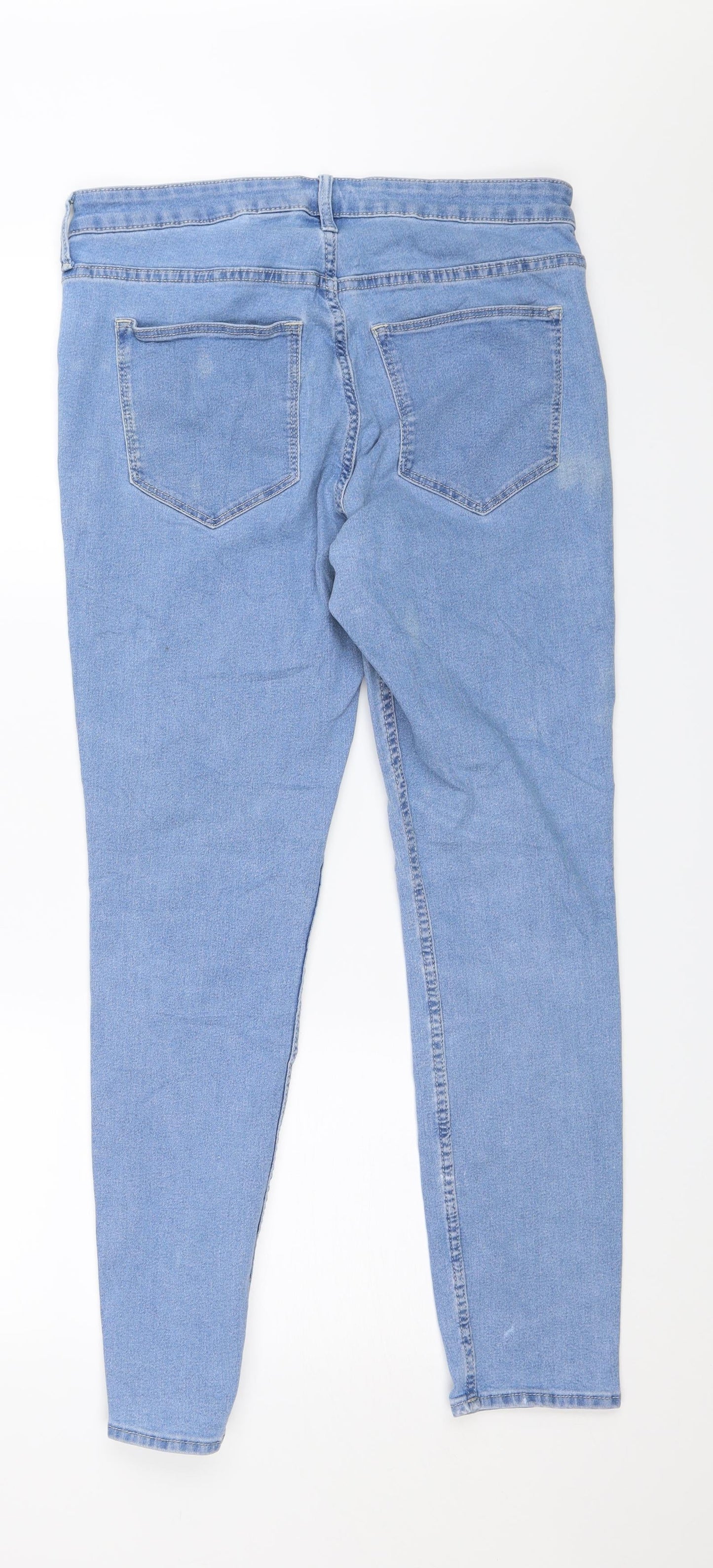 Preworn Womens Blue   Skinny Jeans Size 33 L26.5 in
