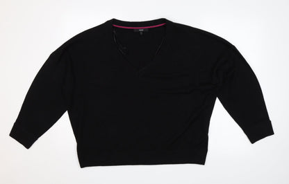 Preloved NEXT Womens Black   Pullover Jumper Size L - Front