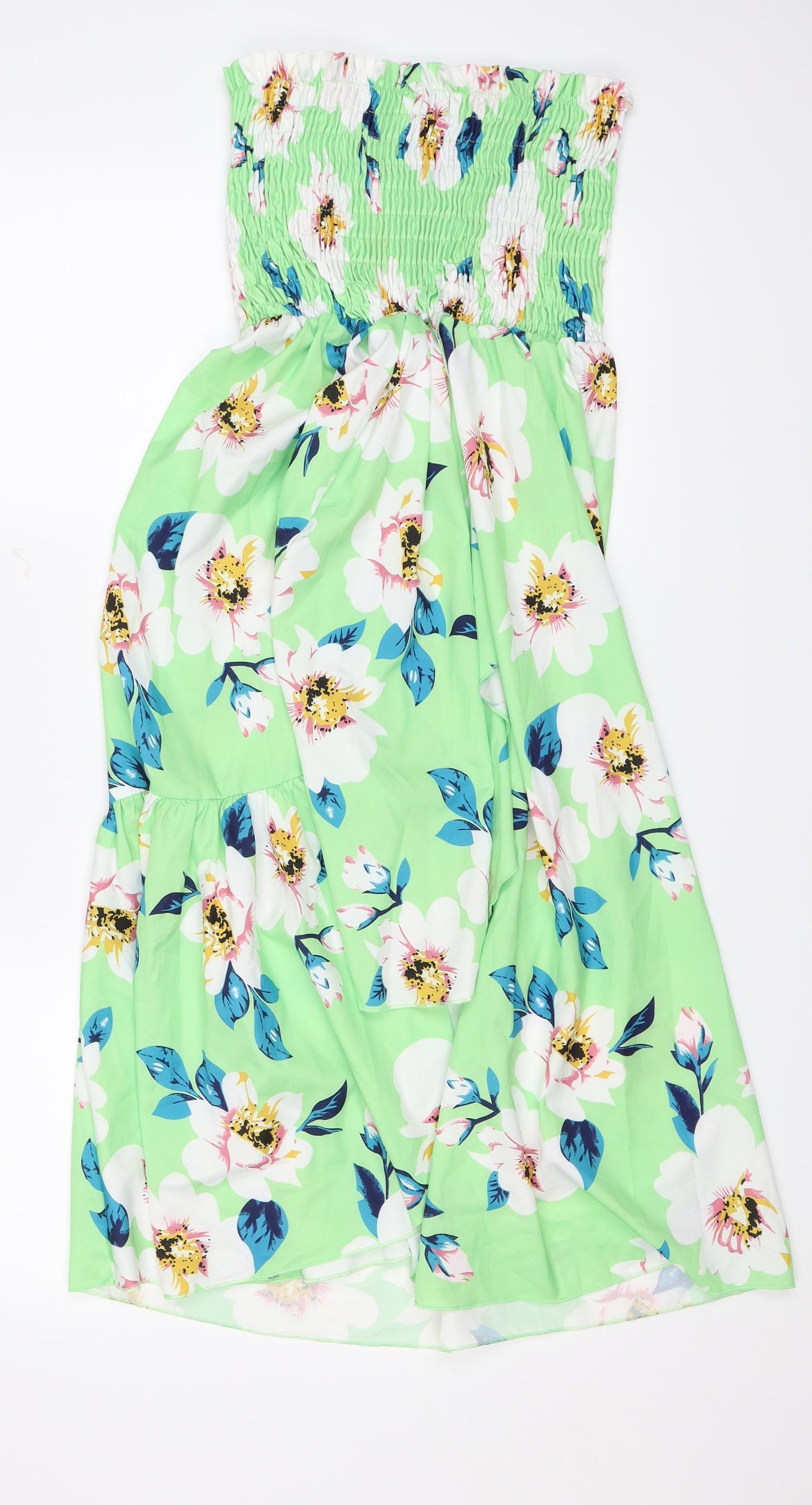 Shien Womens Green Floral  Shift  Size L