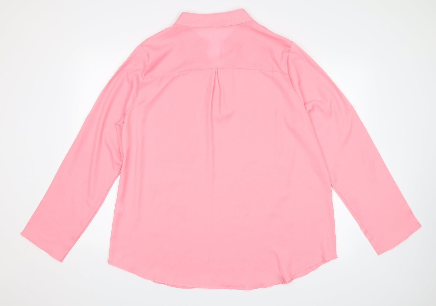 Preworn Womens Pink   Basic Blouse Size 4XL