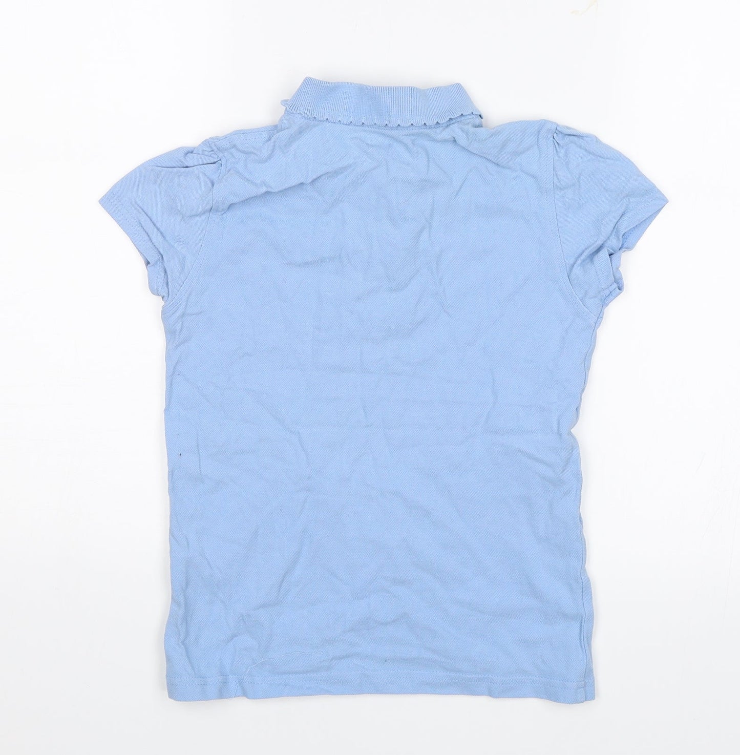 George Girls Blue   Basic Polo Size 8-9 Years