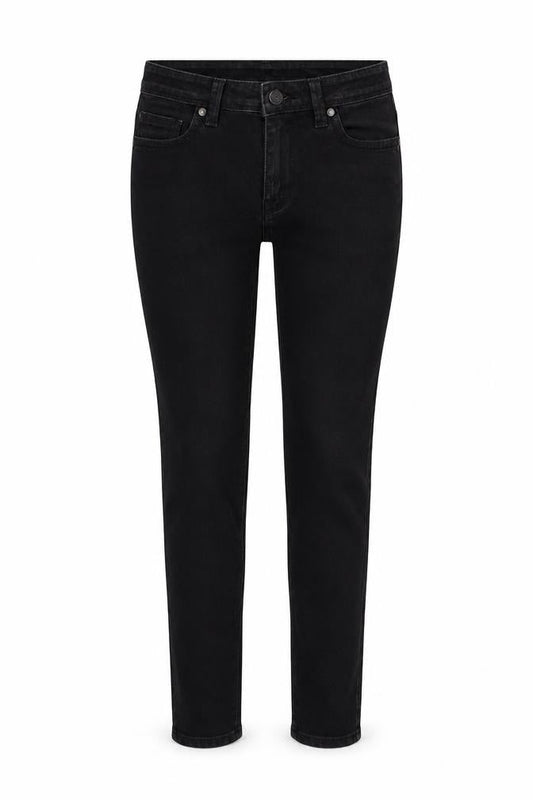 Denim & Co. Womens Black  Denim Skinny Jeans Size 6 L29 in