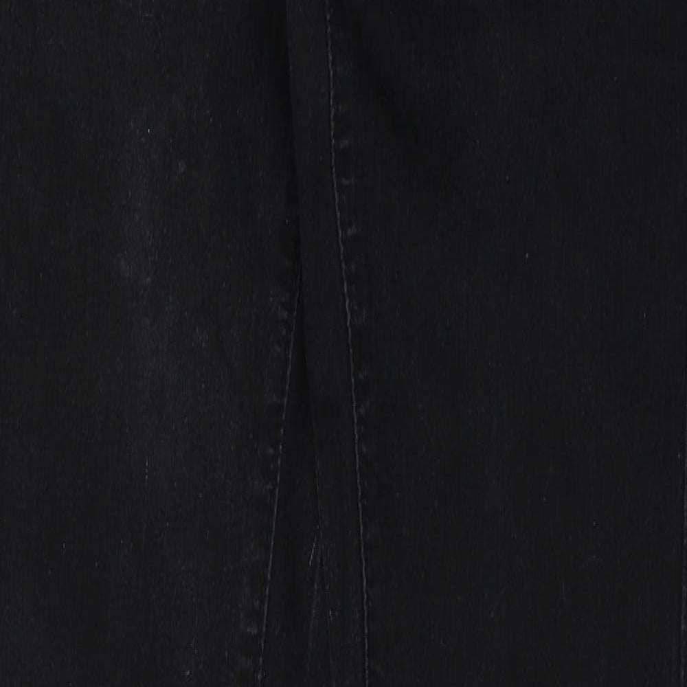 Denim & Co. Womens Black  Denim Skinny Jeans Size 6 L28 in
