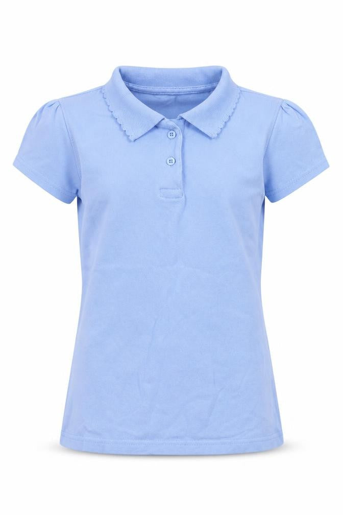 George Girls Blue   Basic Polo Size 8-9 Years