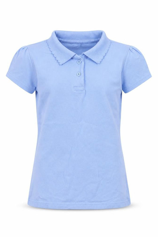 George Girls Blue   Basic Polo Size 8-9 Years