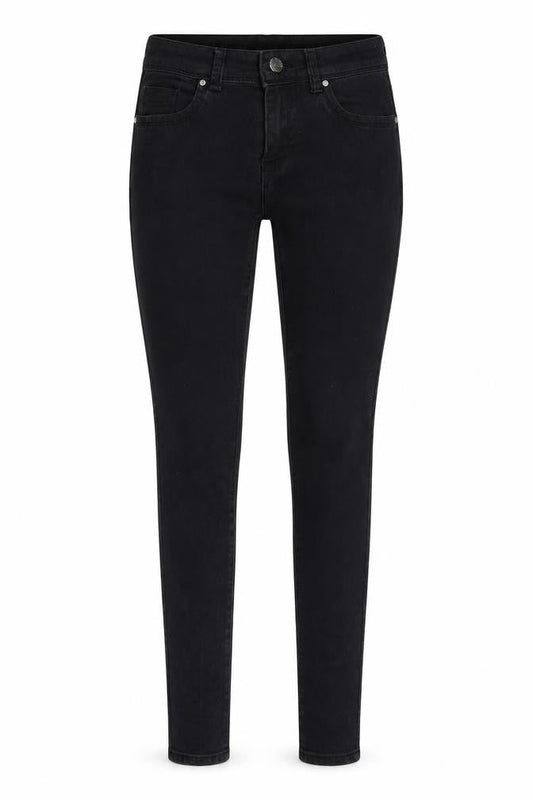 Denim & Co. Womens Black  Denim Skinny Jeans Size 6 L31 in