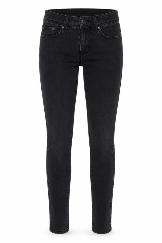 Denim & Co. Womens Black  Denim Skinny Jeans Size 6 L28 in