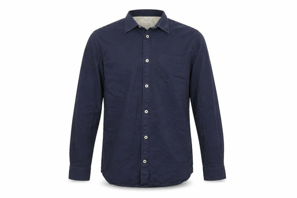 River Island Mens Blue    Button-Up Size M