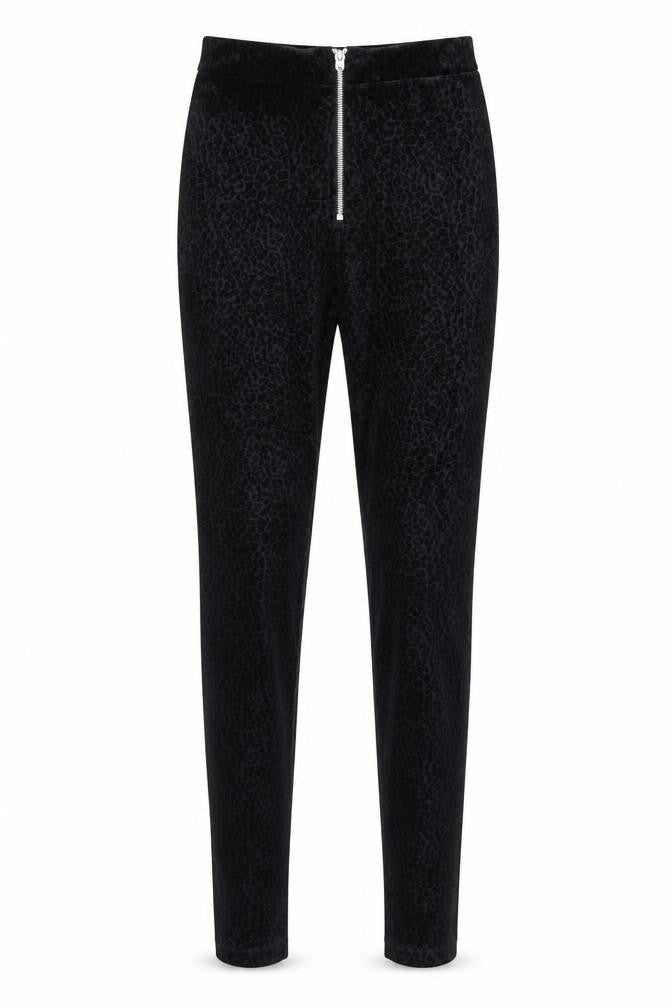Primark Womens Black Animal Print  Trousers  Size XS L27 in