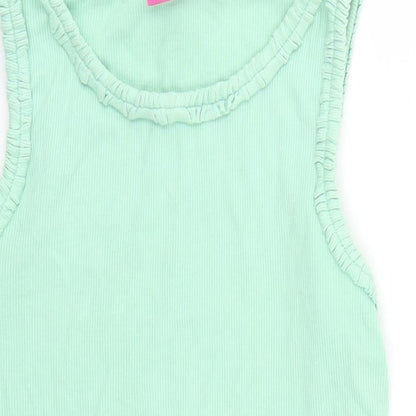 Preloved NEXT Girls Green   Basic Tank Size 9 Years - Detail