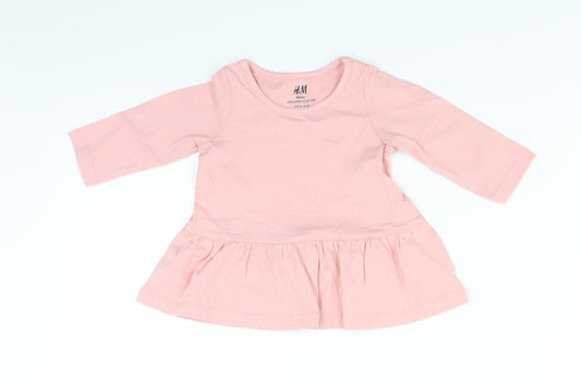 H&M Girls Pink   Basic Casual Size 0-3 Months