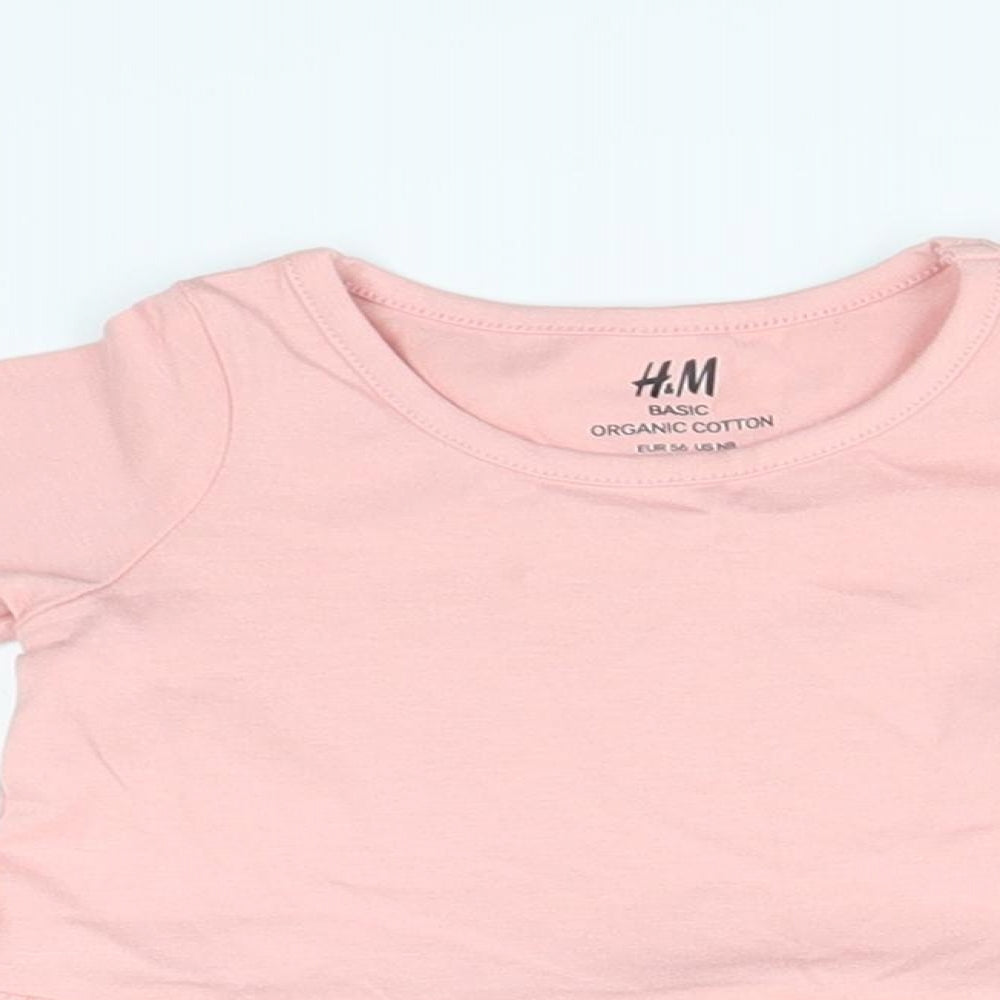 H&M Girls Pink   Basic Casual Size 0-3 Months