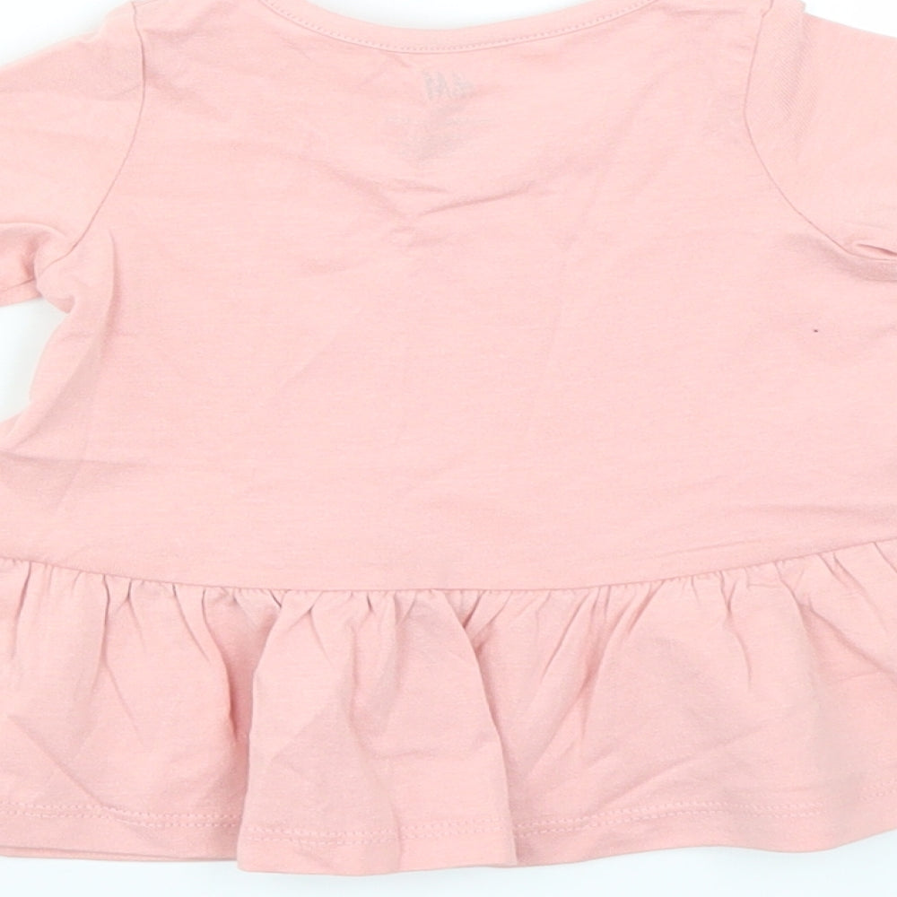 H&M Girls Pink   Basic Casual Size 0-3 Months