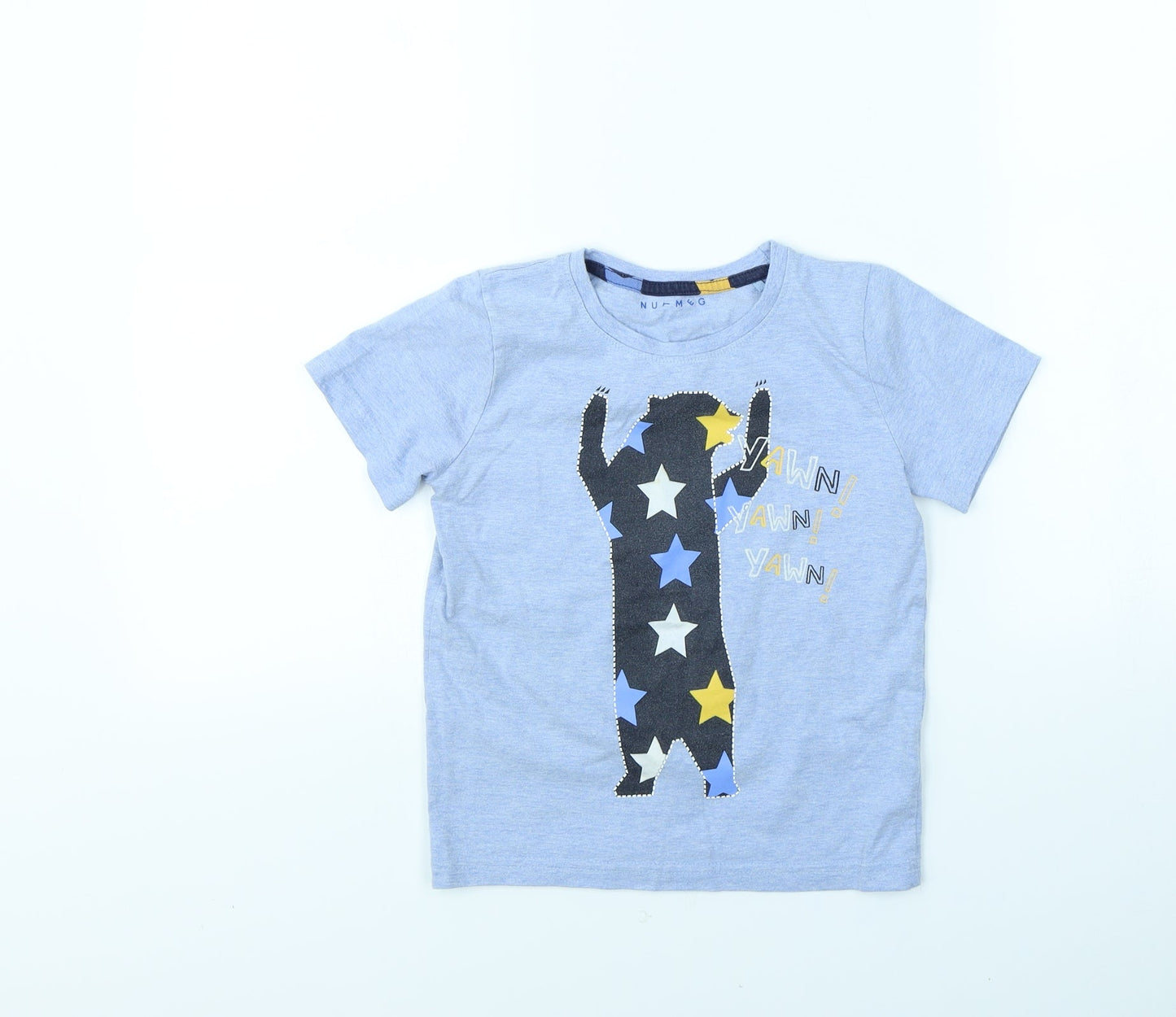 Nutmeg Boys Blue   Basic T-Shirt Size 6 Years
