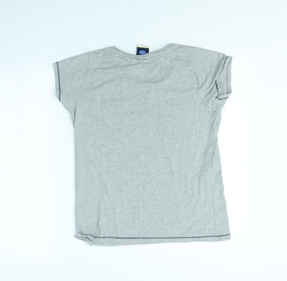 Preloved Everton Womens Grey   Basic T-Shirt Size 8  - Everton FC - Back