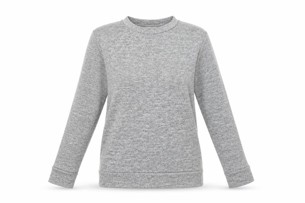 Femme Luxe Womens Grey   Pullover Jumper Size S