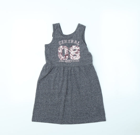 George Girls Grey   Fit & Flare  Size 6 Years