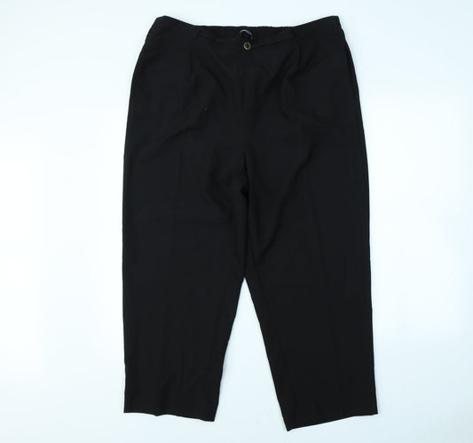 BM Womens Black   Dress Pants Trousers Size 18 L24 in