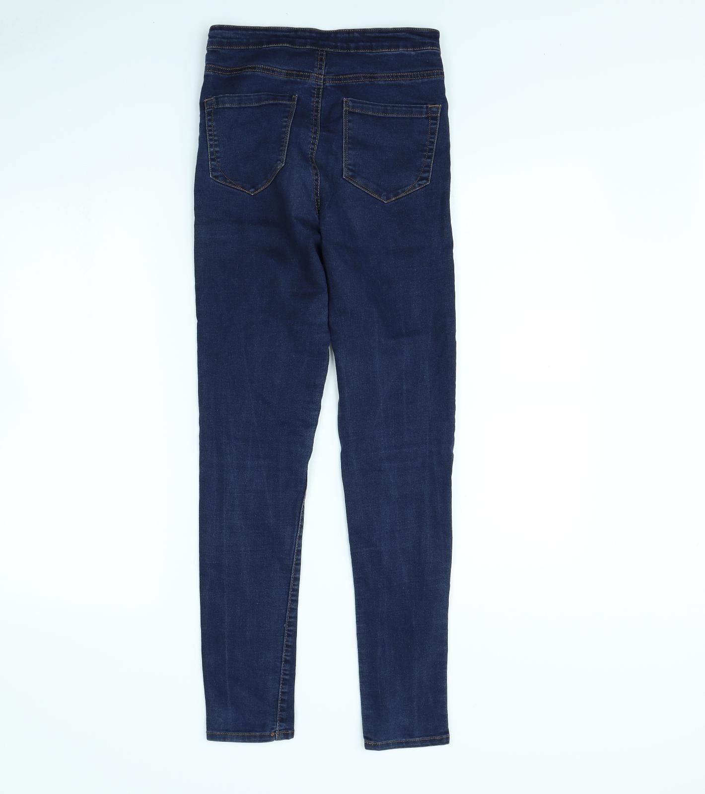 Denim & Co. Womens Blue   Skinny Jeans Size 10 L29 in