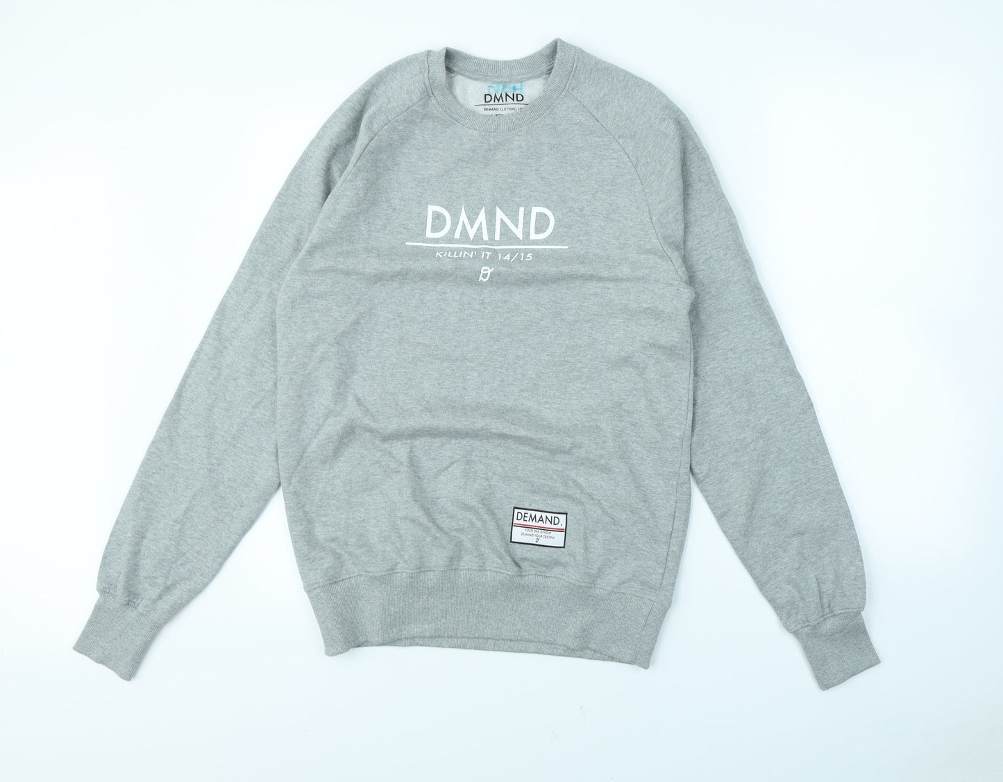 DMND Mens Grey   Pullover Jumper Size S