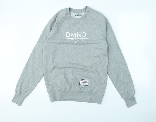 DMND Mens Grey   Pullover Jumper Size S