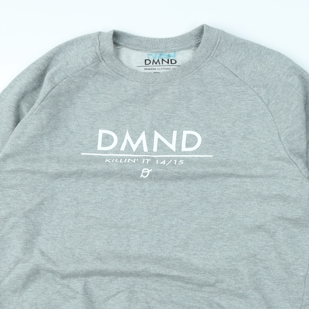 DMND Mens Grey   Pullover Jumper Size S