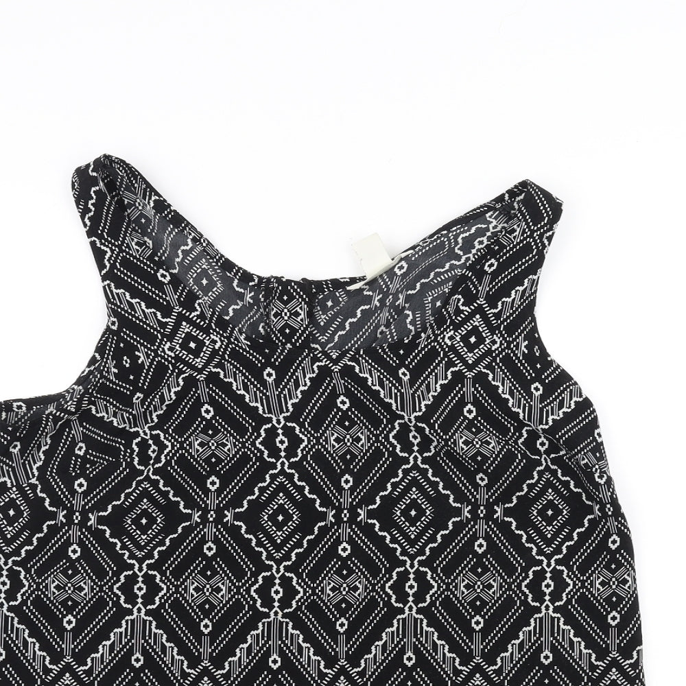 H&M Womens Black   Basic T-Shirt Size S
