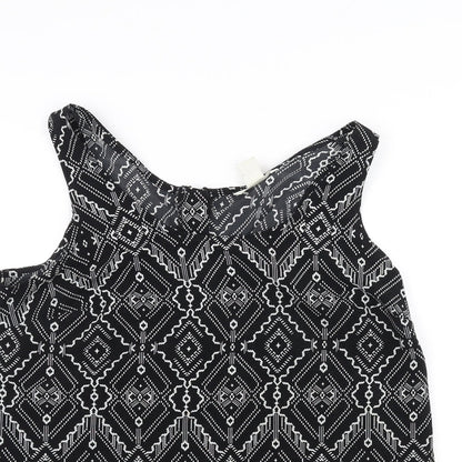 H&M Womens Black   Basic T-Shirt Size S