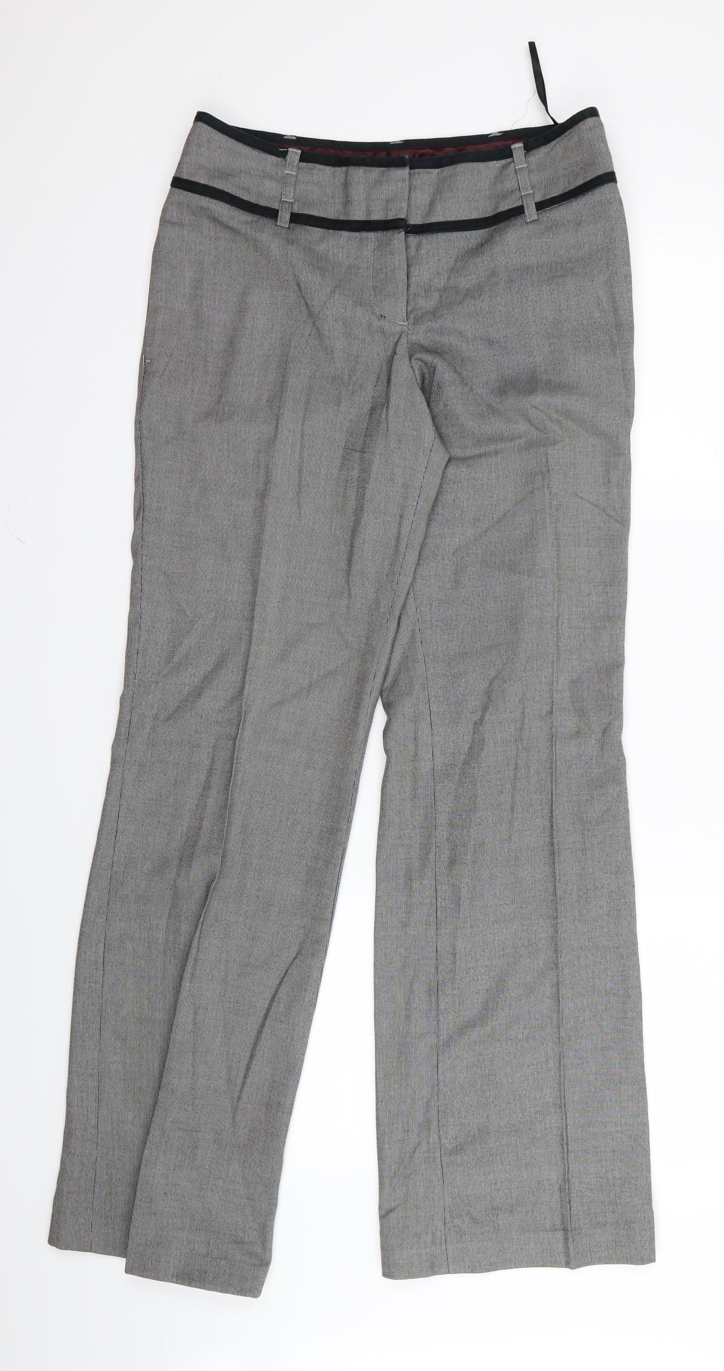 NEXT Womens Grey   Trousers  Size L L27 in