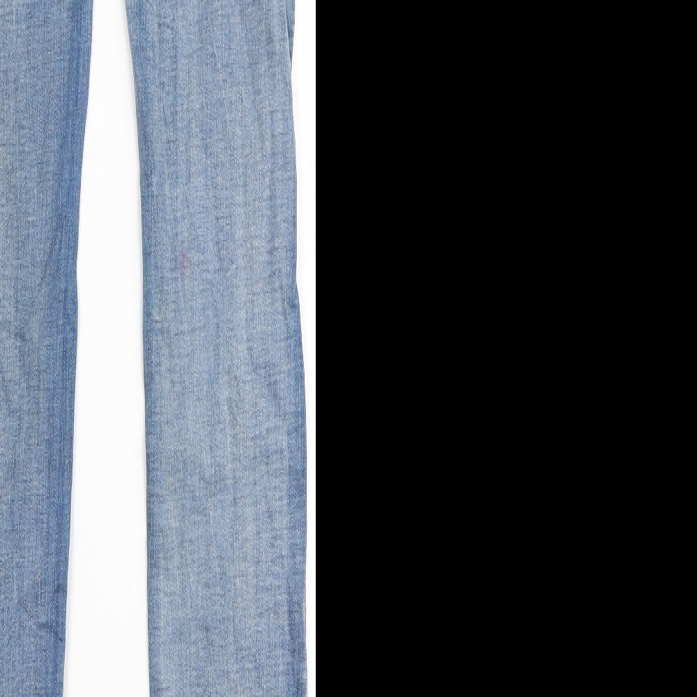 Preworn Womens Clear Floral  Skinny Jeans Size XS L31 in